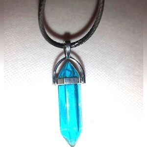 NATURAL energy crystal pendant necklace for male or female